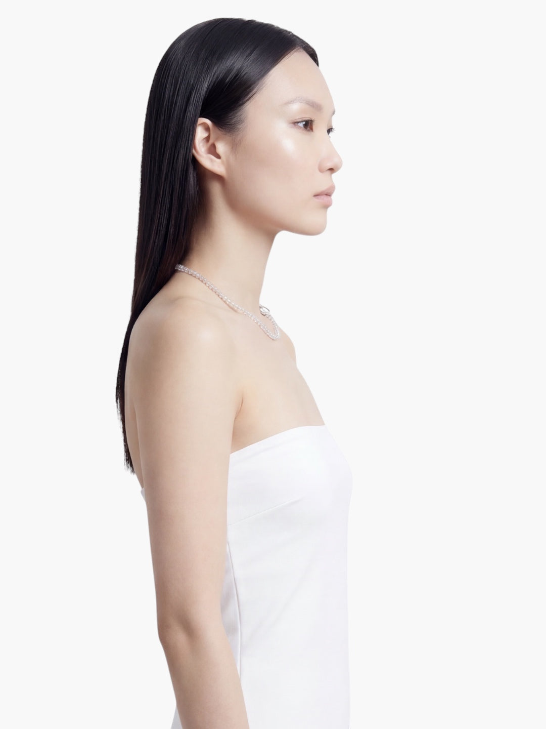 WHITE QUARTZ TOGGLE NECKLACE - My Store