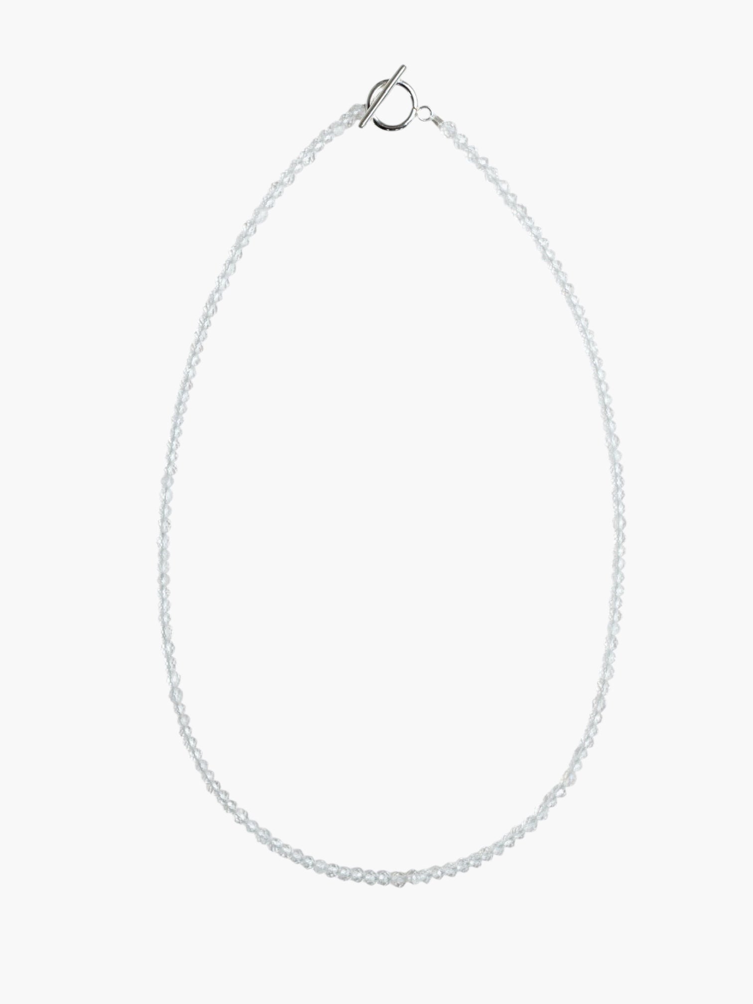 WHITE QUARTZ TOGGLE NECKLACE - My Store
