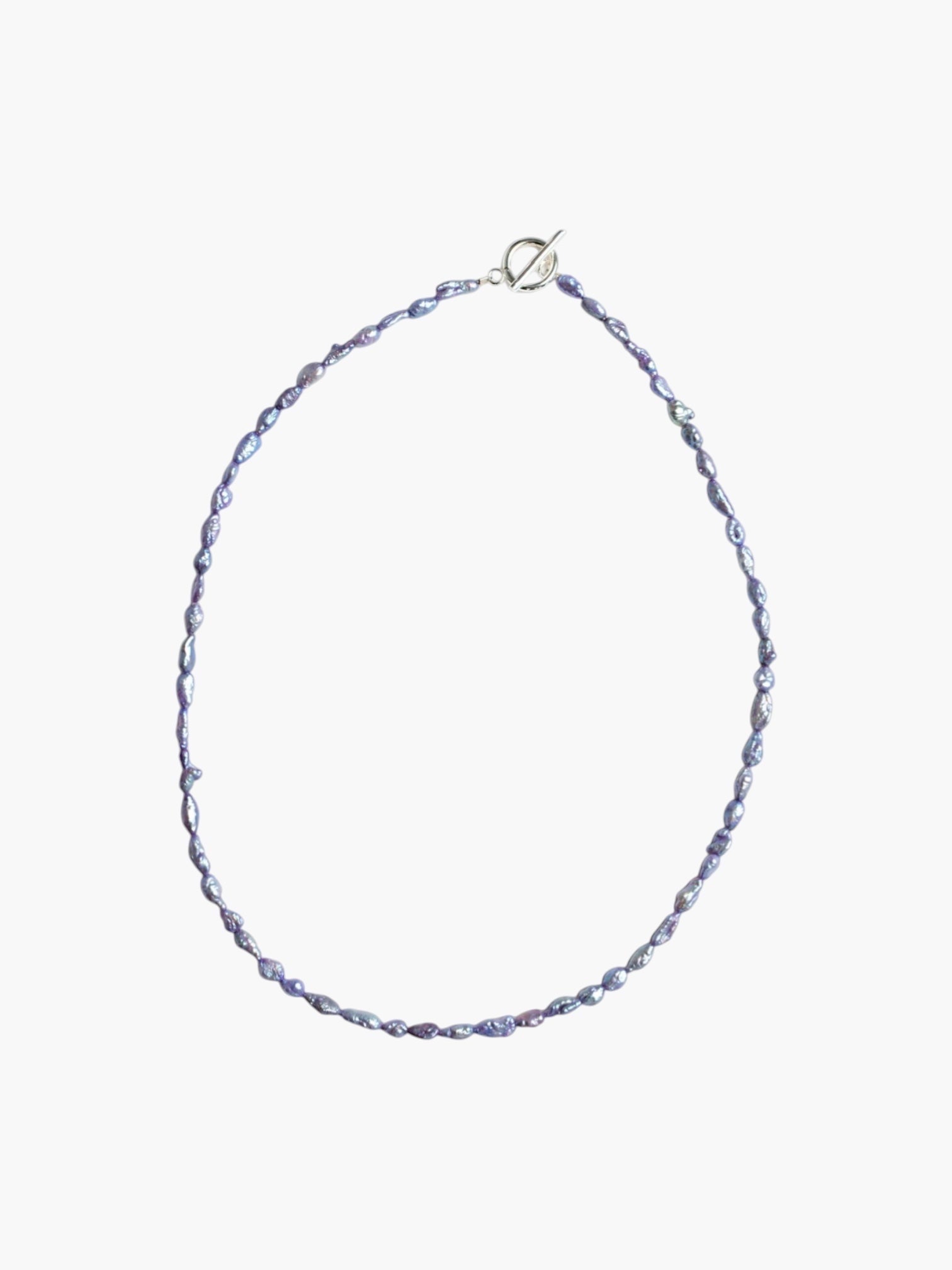 VINTAGE JAPANESE PURPLE PEARL NECKLACE - My Store