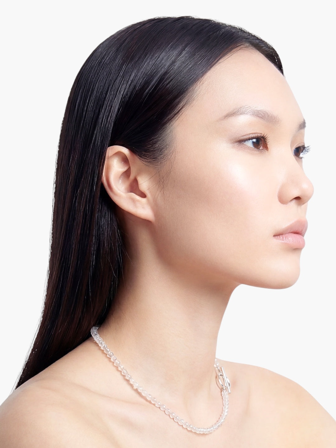 WHITE QUARTZ TOGGLE NECKLACE - My Store